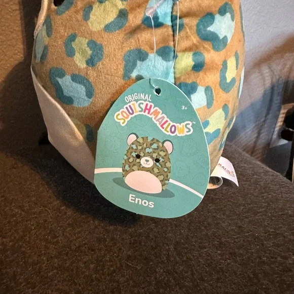 Squishmallow “Enos” the leopard 8’ NWT - Picture 2 of 3